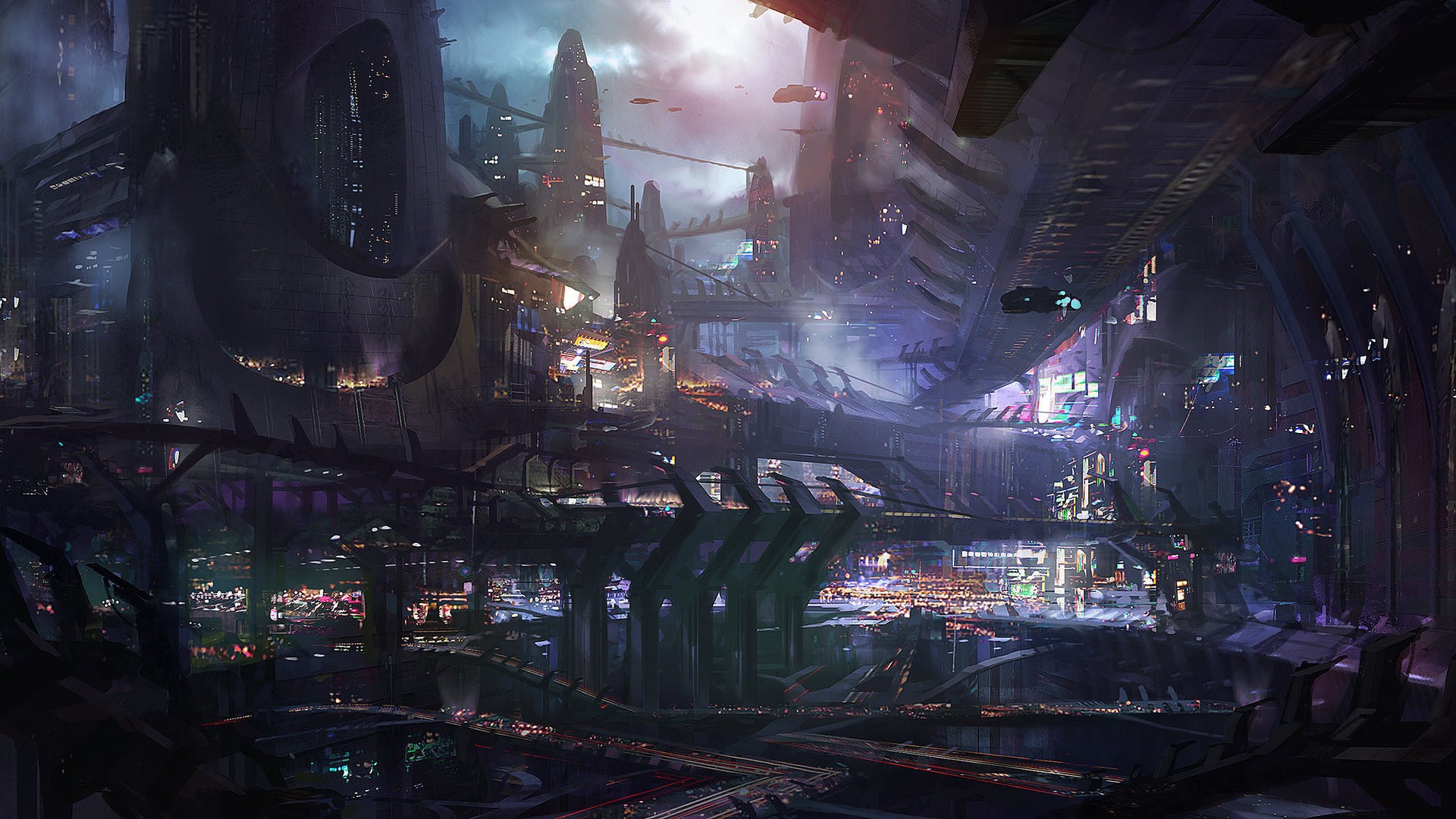 Wallpapers Fantasy and Science Fiction Future cities 