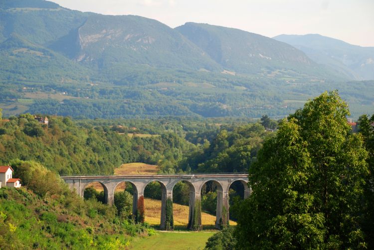 Wallpapers Constructions and architecture Bridges - Aqueduct paysage du vercors