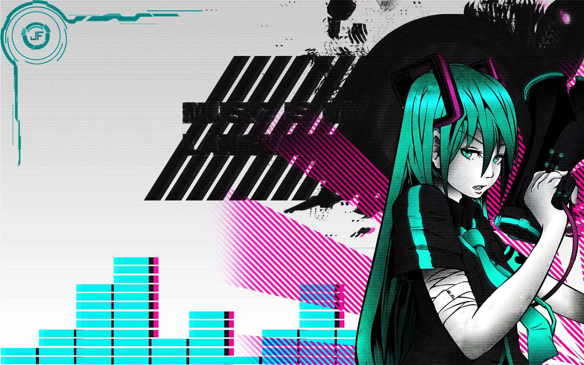 Fonds d'cran Manga Vocalods Hatsune Miku 