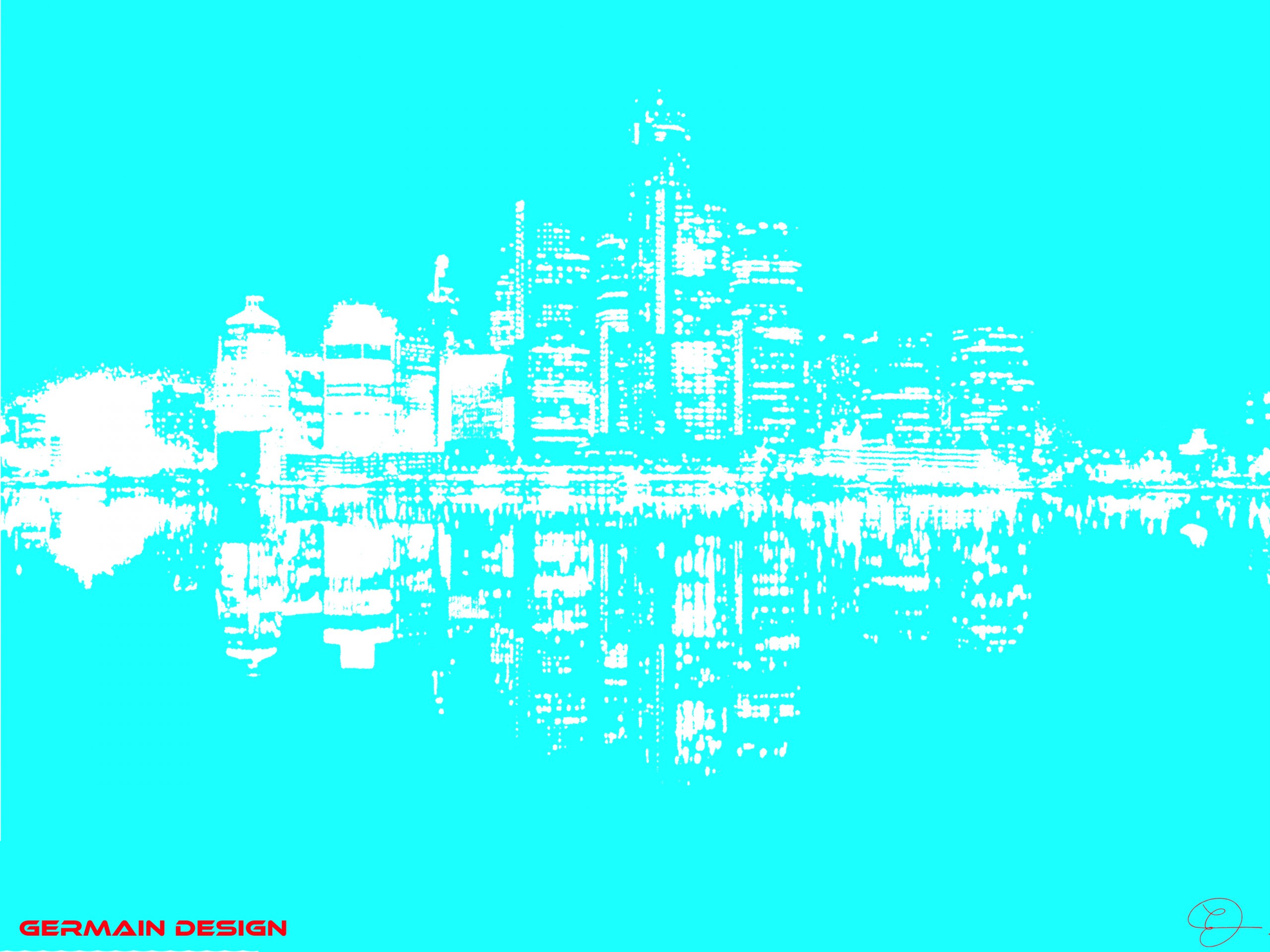 Wallpapers Digital Art Architecture - constructions City reflection