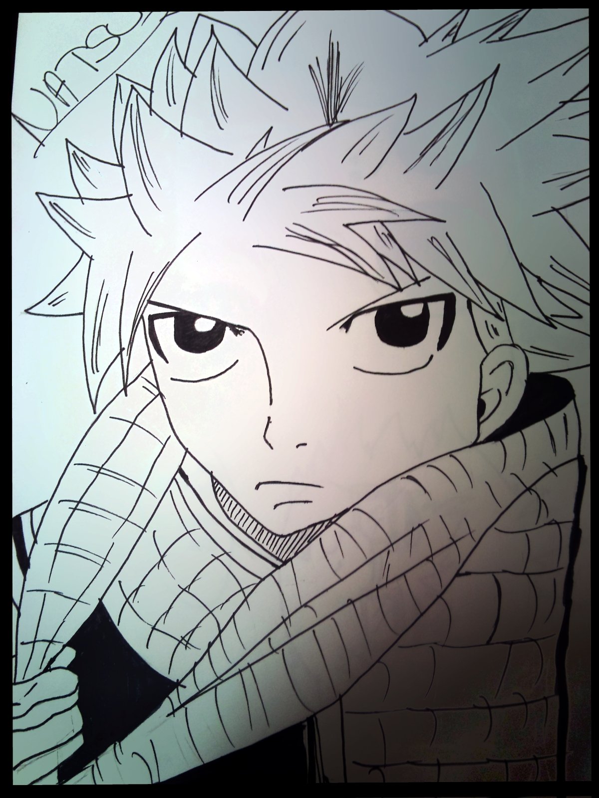 Wallpapers Art - Pencil Manga - Fairy Tail Natsu 