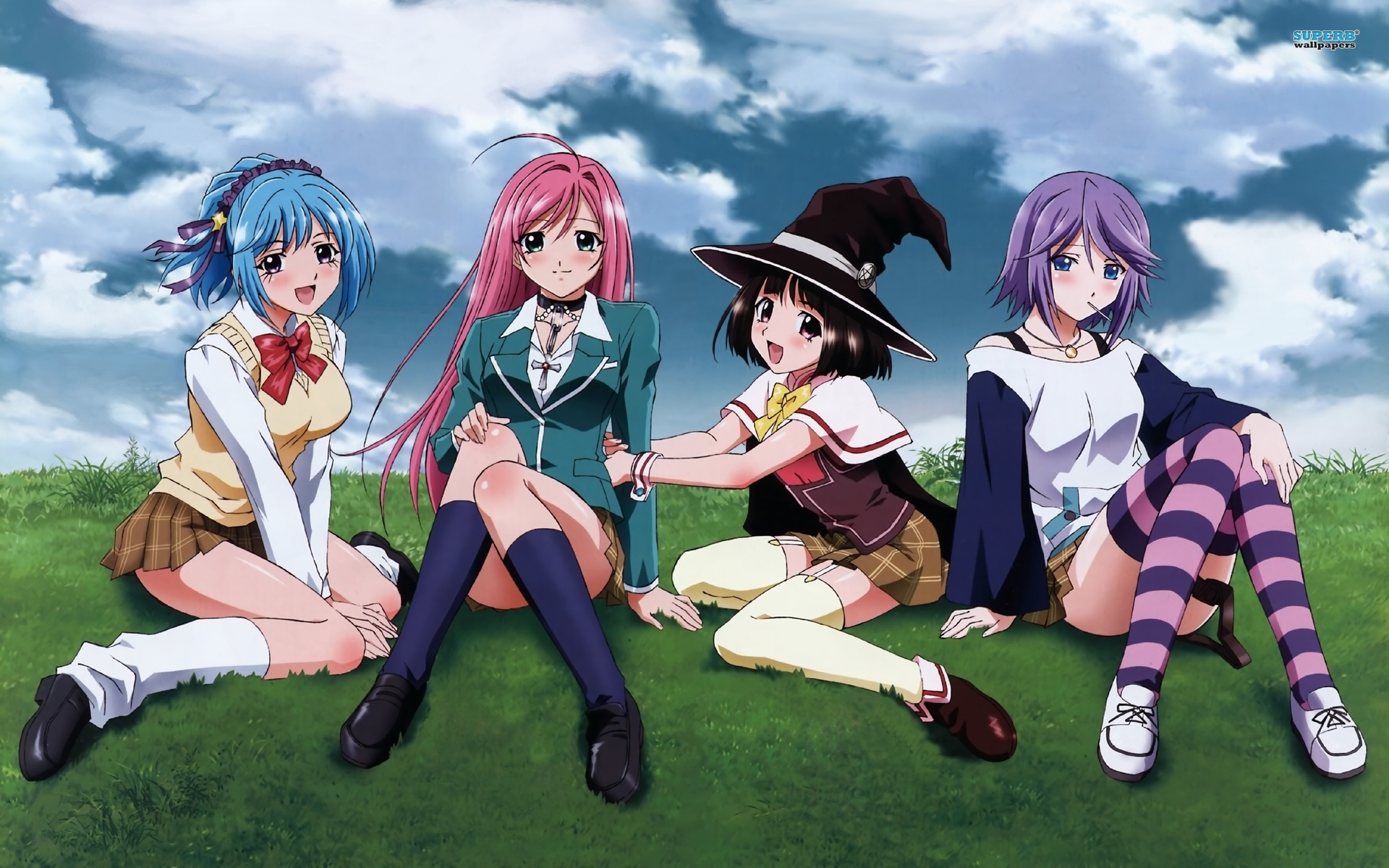 Fonds d'cran Manga Rosario + Vampire Rosario + Vampire