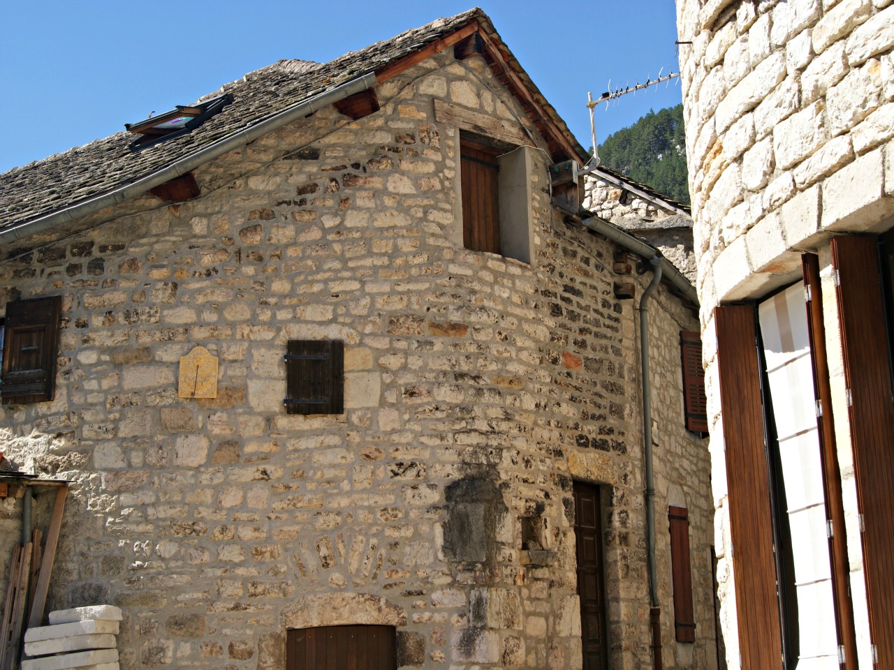 Wallpapers Constructions and architecture Houses st enimie 