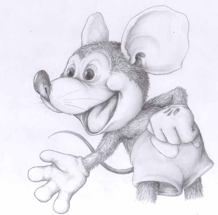 Wallpapers Art - Pencil Dessins anims - Disney Mickey!