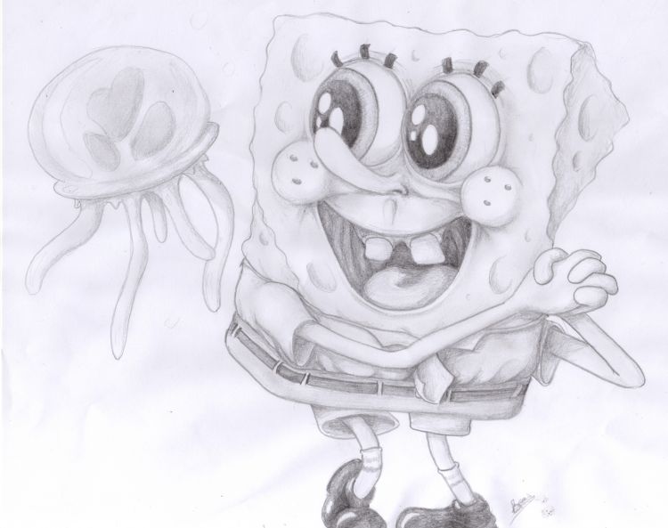 Wallpapers Art - Pencil Cartoons - Sponge Bob BOB 