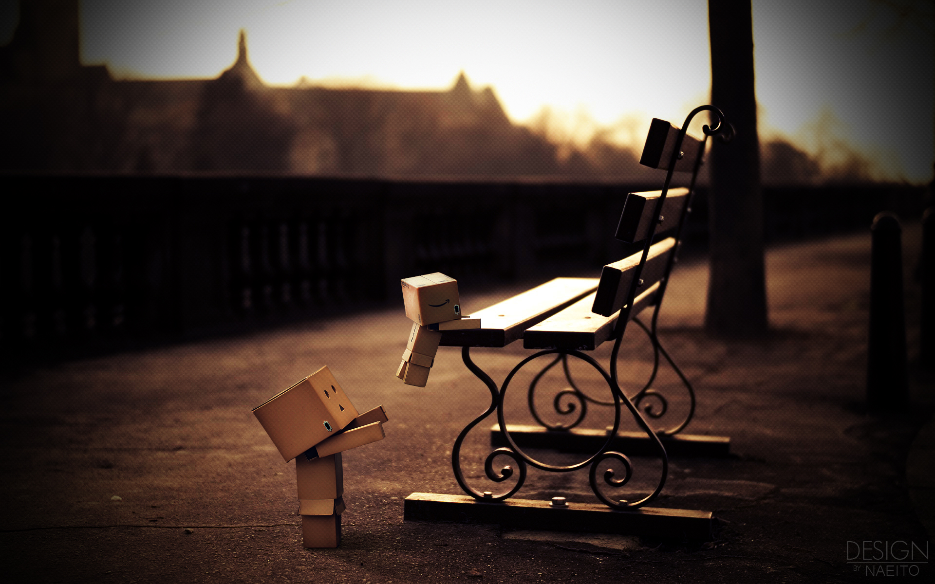 Fonds d'cran Objets Danbo You Are Not Alone 