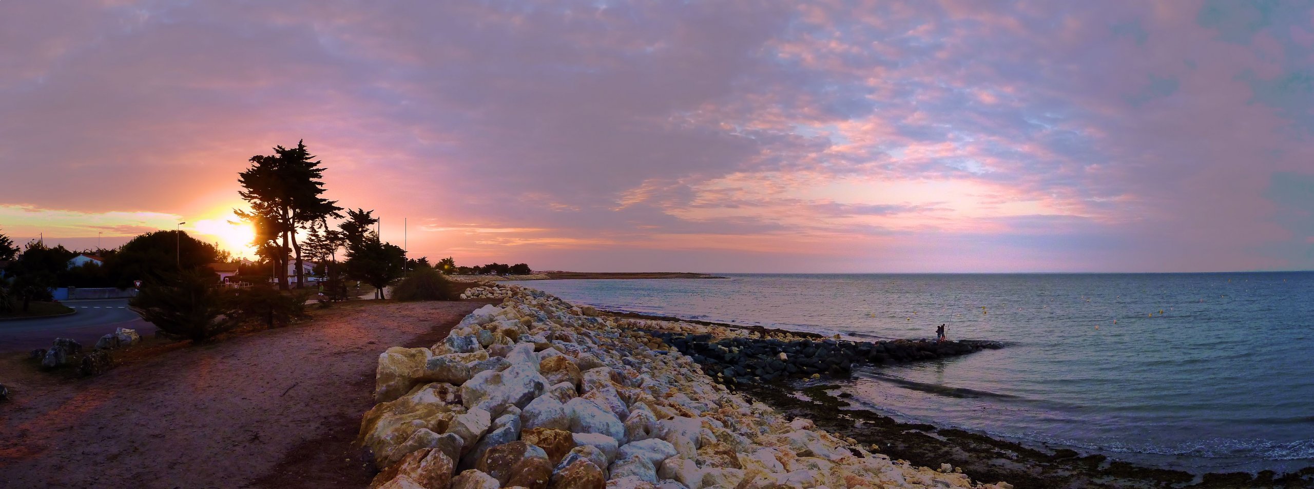 Wallpapers Nature Seas - Oceans - Beaches Couch de soleil  la Bre les Bains