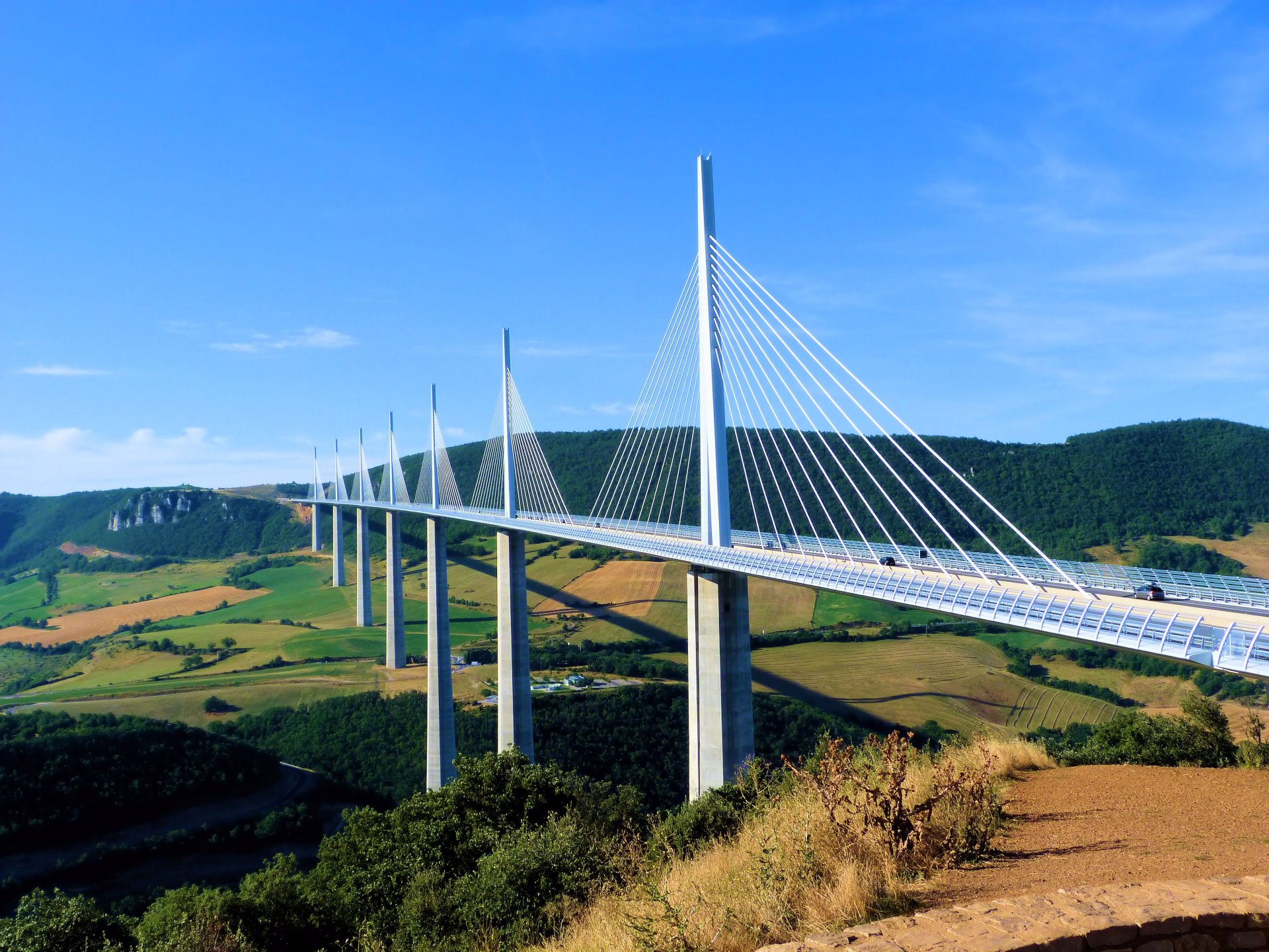 Fonds d'cran Constructions et architecture Ponts - Aqueducs Viaduc de Millau