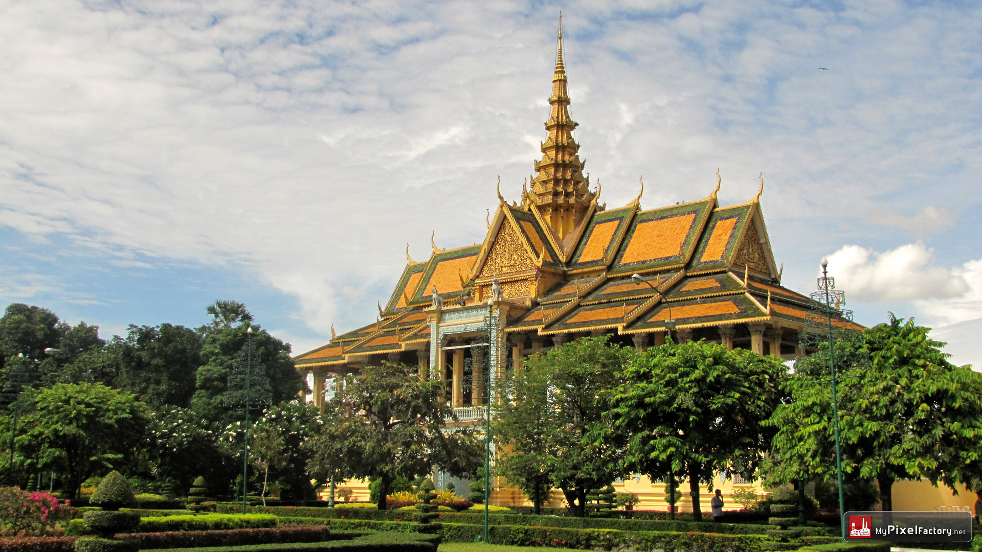 Wallpapers Trips : Asia Cambodia palais royal (phnom penh)