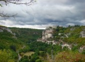  Voyages : Europe Ciel d'orage sur Rocamadour