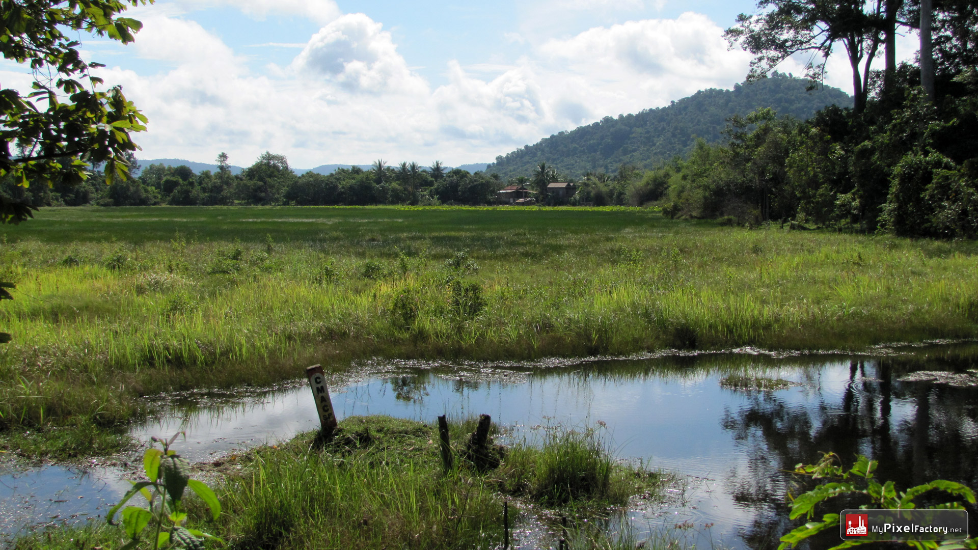 Fonds d'cran Voyages : Asie Cambodge Riziere du nord du cambodge