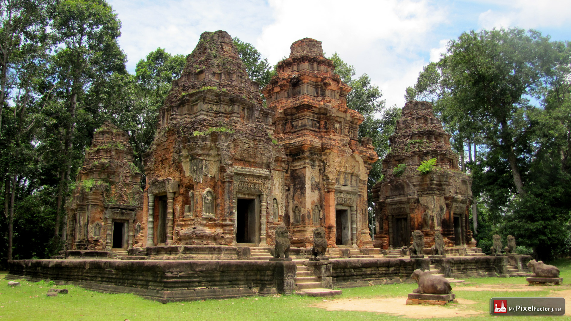 Fonds d'cran Voyages : Asie Cambodge Temple de Preah Ko