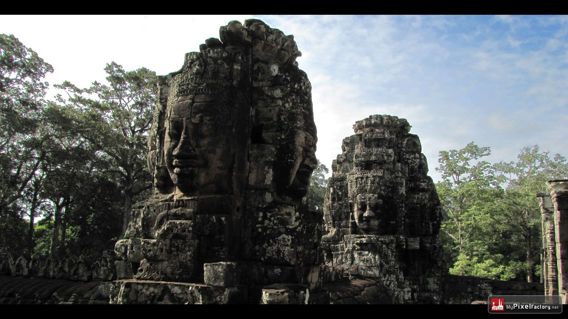 Fonds d'cran Voyages : Asie Cambodge Le temple de BAYON