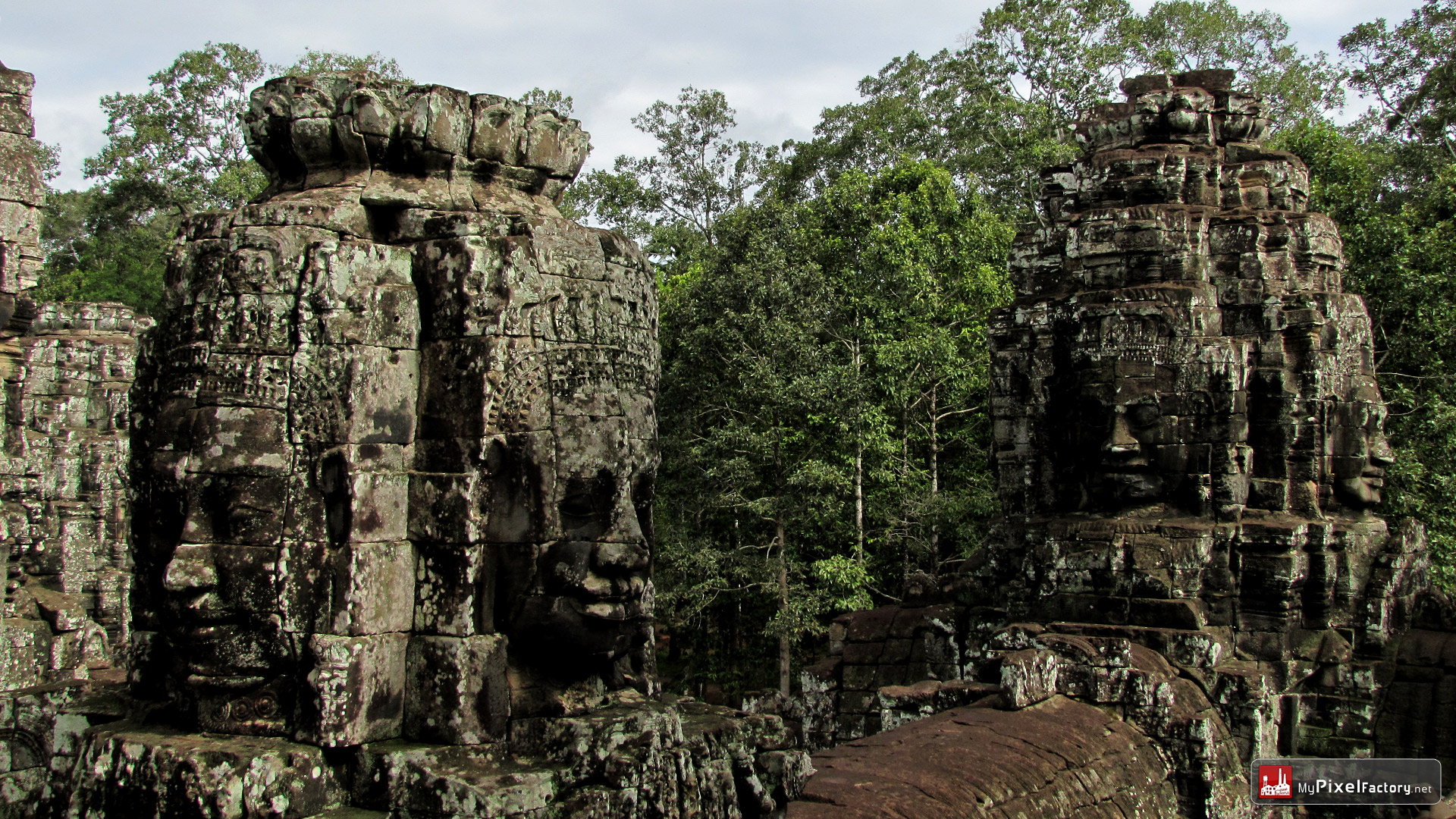 Wallpapers Trips : Asia Cambodia Le temple de BAYON