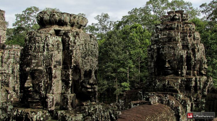 Fonds d'cran Voyages : Asie Cambodge Le temple de BAYON