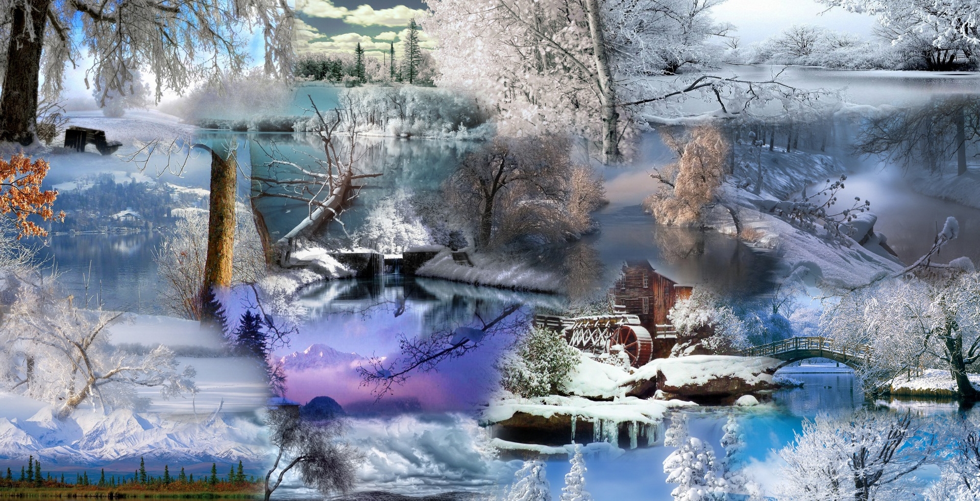 Wallpapers Digital Art Nature - 4 Seasons 