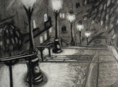  Art - Crayon Paris la nuit 