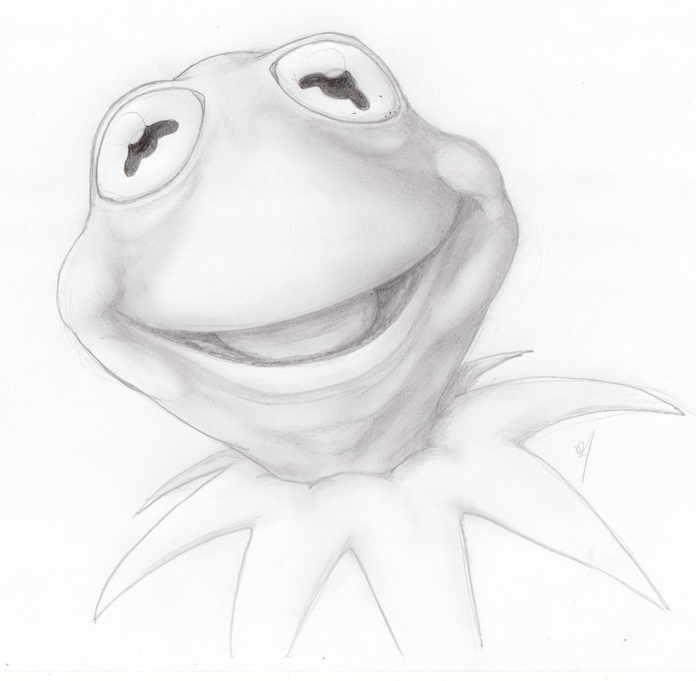 Fonds d'cran Art - Crayon Personnages Kermit la grenouille! 