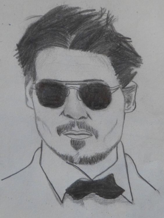 Fonds d'cran Art - Crayon Portraits johnny depp