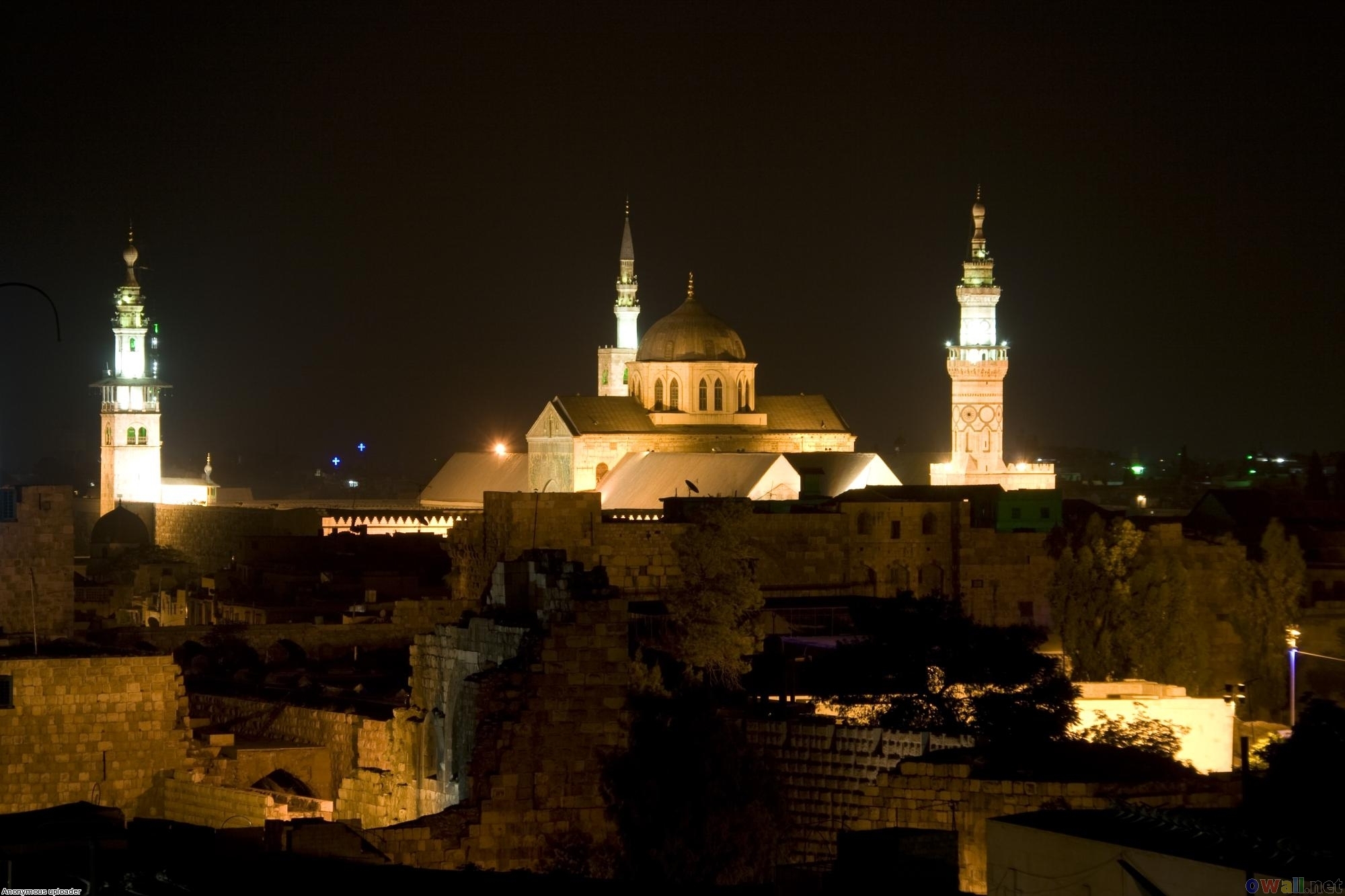 Fonds d'cran Voyages : Asie Syrie La Grande Mosquée des Omeyyades de Damas