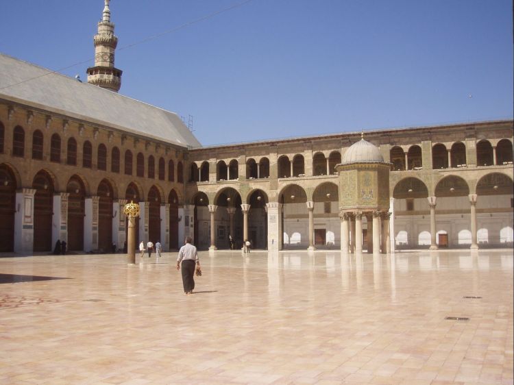 Fonds d'cran Voyages : Asie Syrie La Grande Mosquée des Omeyyades de Damas