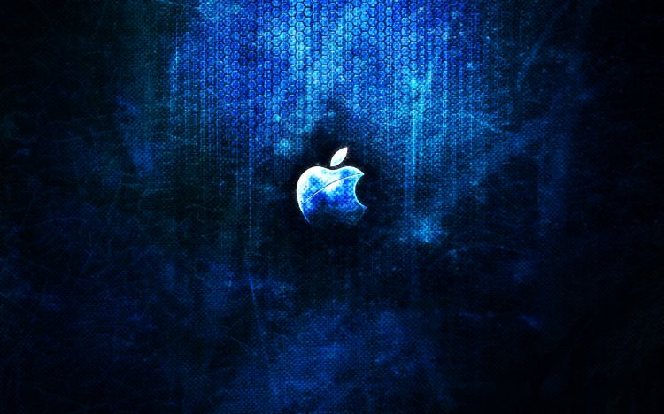 Fonds d'cran Informatique Apple apple blue