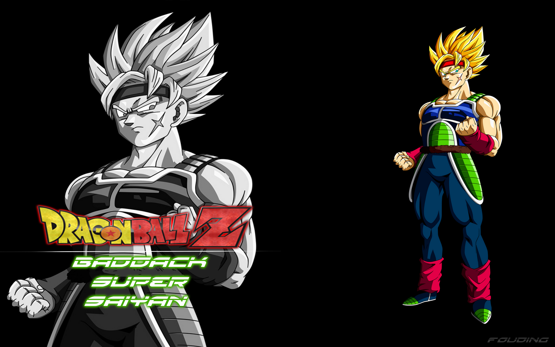 Wallpapers Manga Dragon Ball Z Fond d'écran de Baddack surper super saiyan