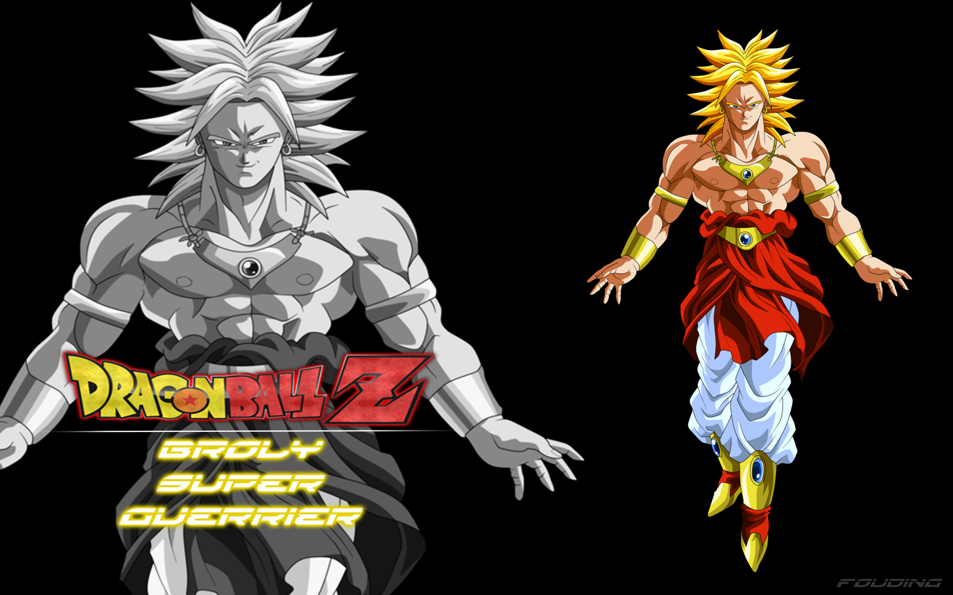 Wallpapers Manga Dragon Ball Z Fond d'écran de Broly super guerrier