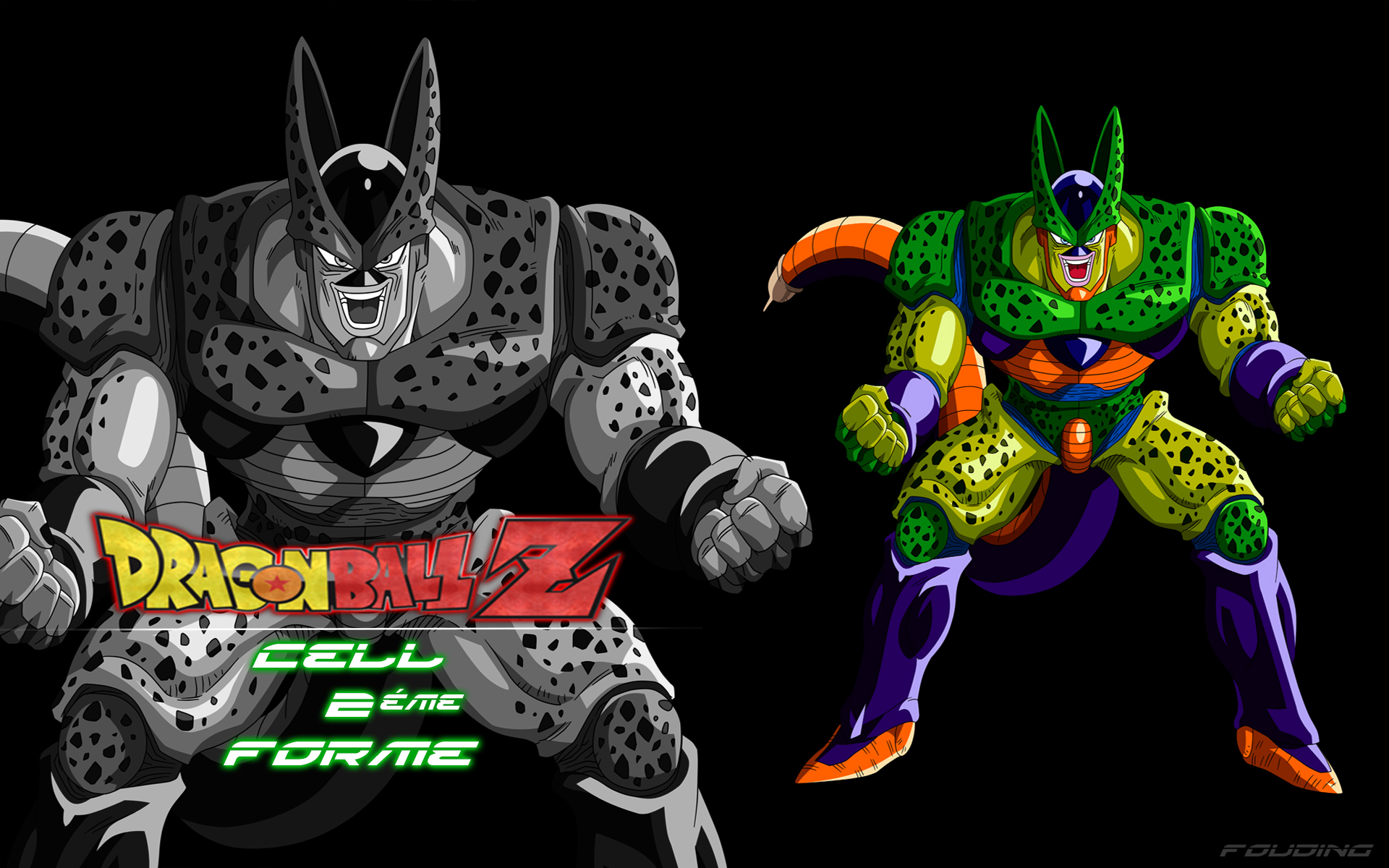 Wallpapers Manga Dragon Ball Z Fond d'écran de cell 2éme forme