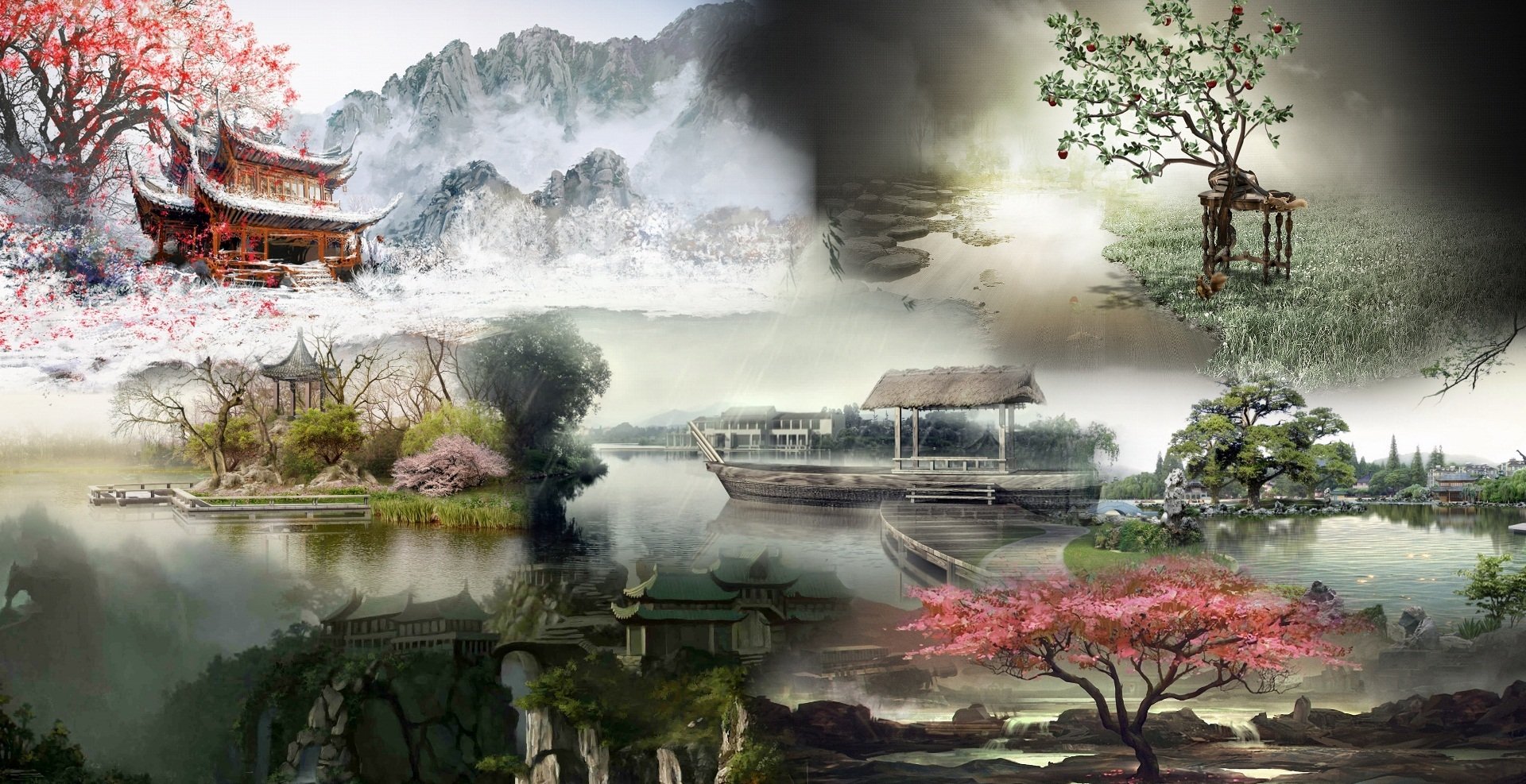 Wallpapers Digital Art Style Asian 