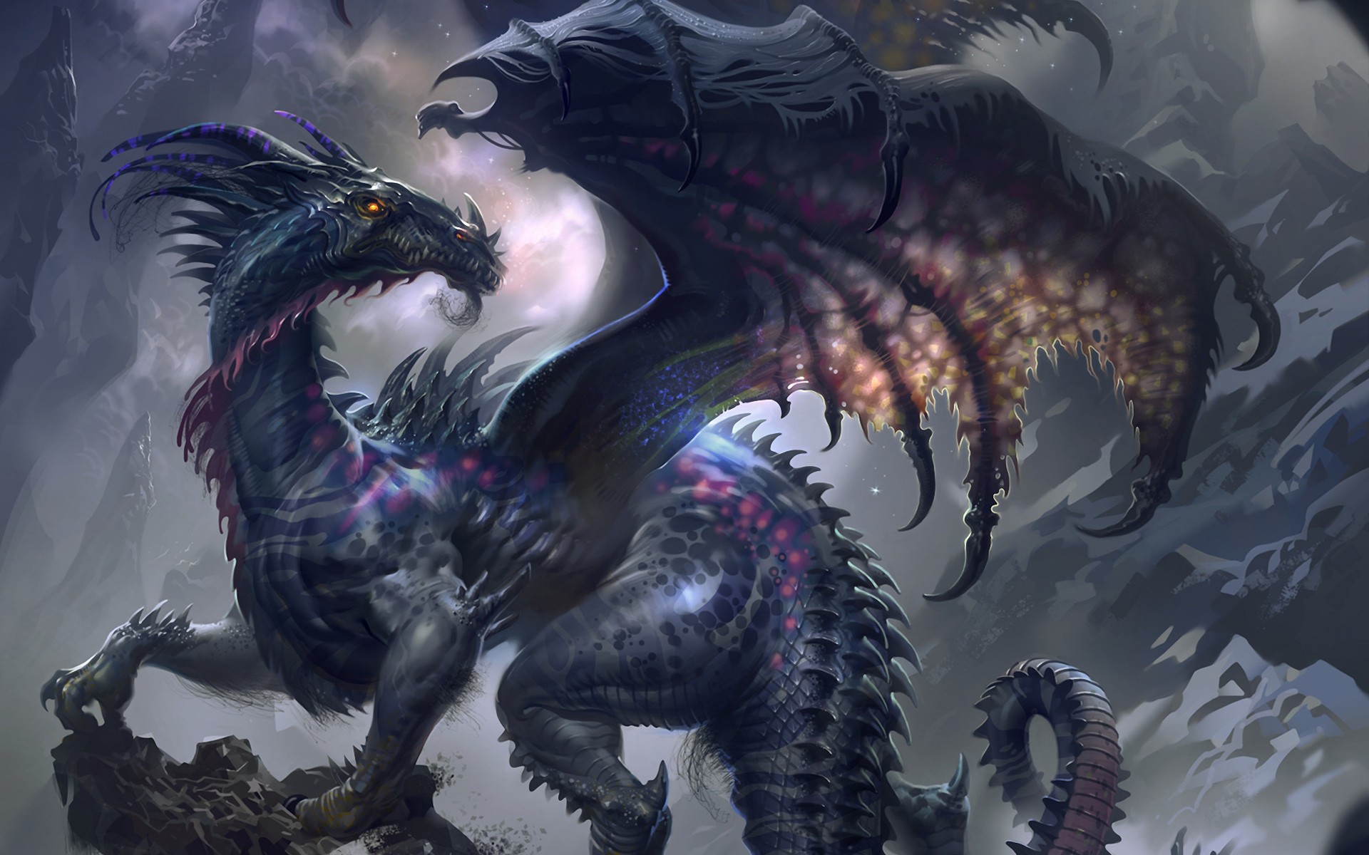 Fonds d'cran Fantasy et Science Fiction Cratures : Dragons 