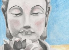  Art - Crayon Bouddha