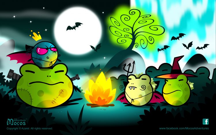 Fonds d'cran Art - Numrique Dessins anims Mocos Adventures - Kakoween