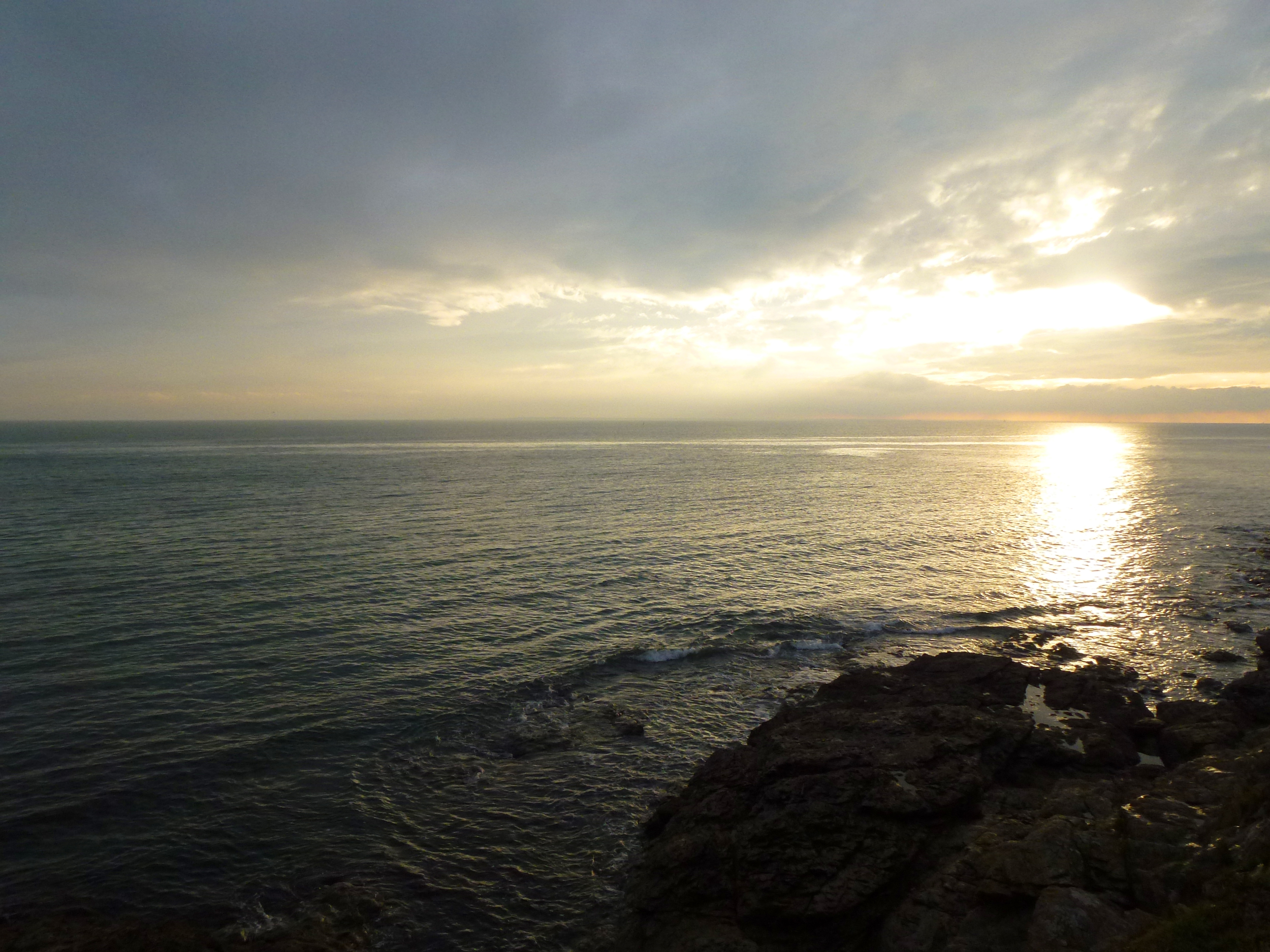 Fonds d'cran Nature Couchers et levers de Soleil Côte du Morbihan