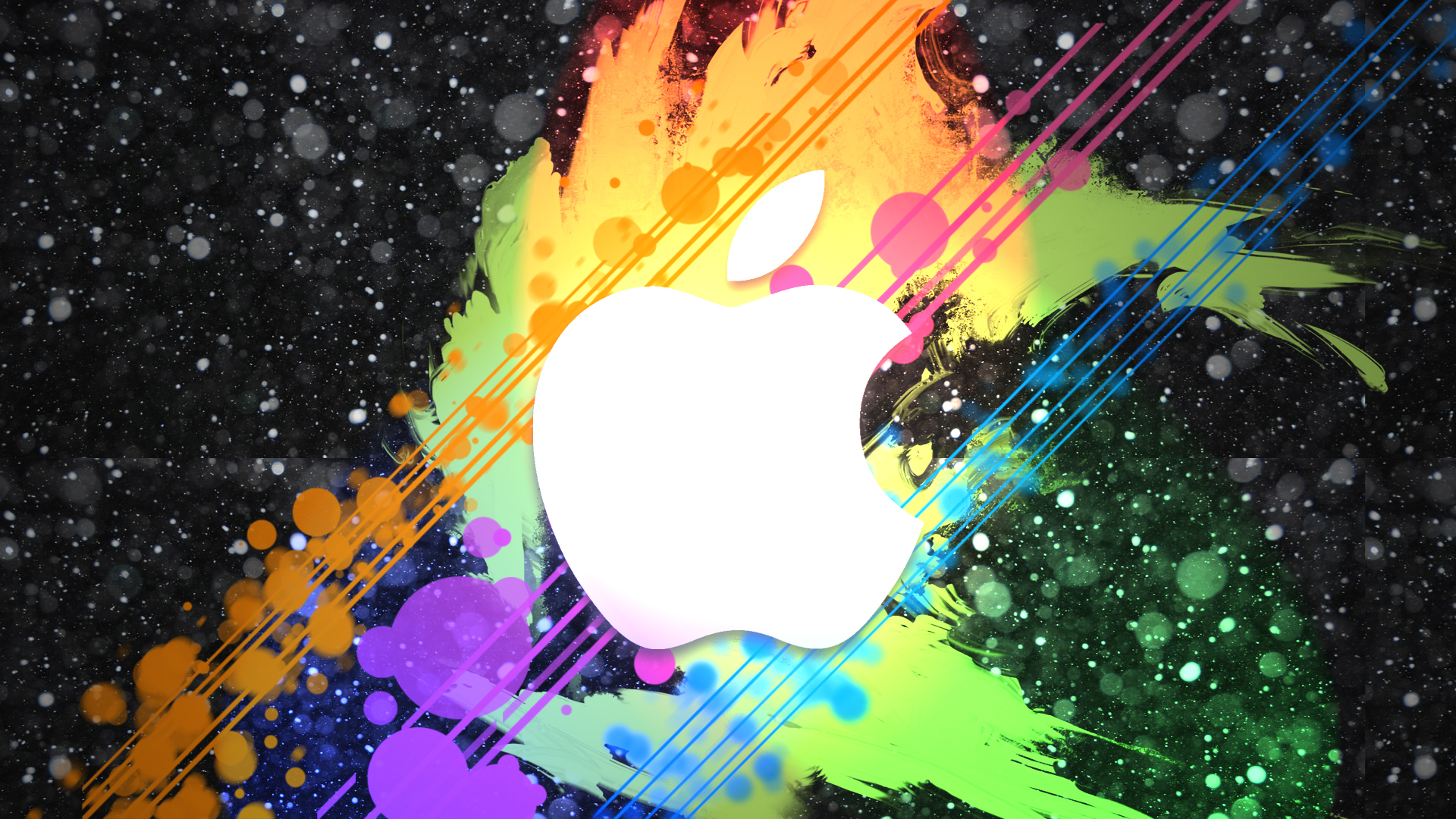 Fonds d'cran Informatique Apple Apple Splash