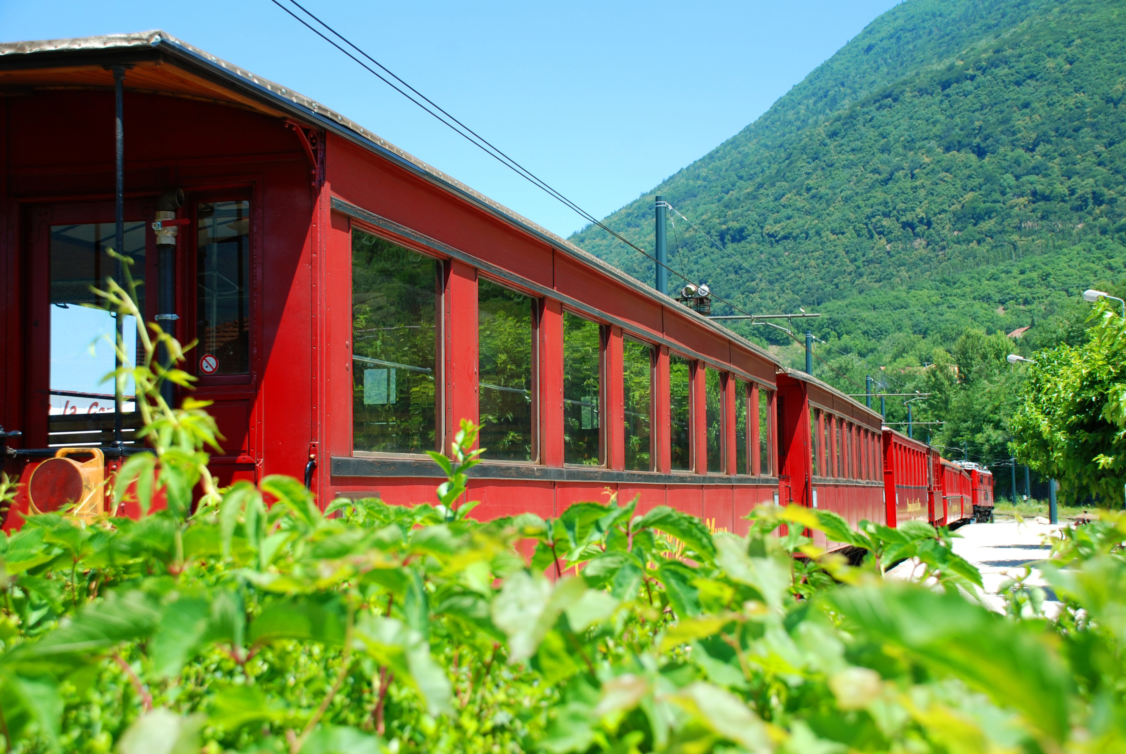 Fonds d'cran Transports divers Trains Feu le petit train de la mure ...et son parcours