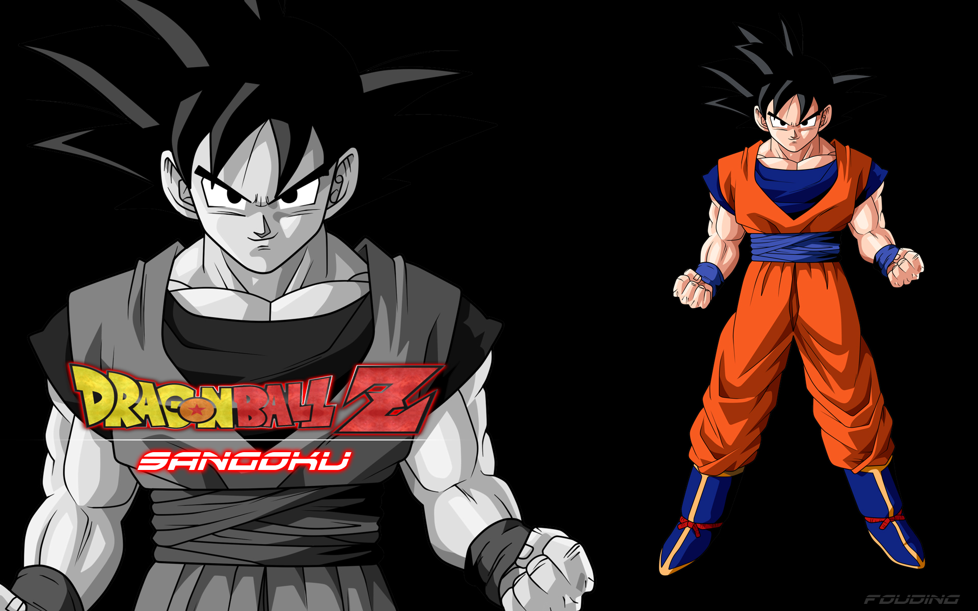 Wallpapers Manga Dragon Ball Z Fond d'écran de Sangoku