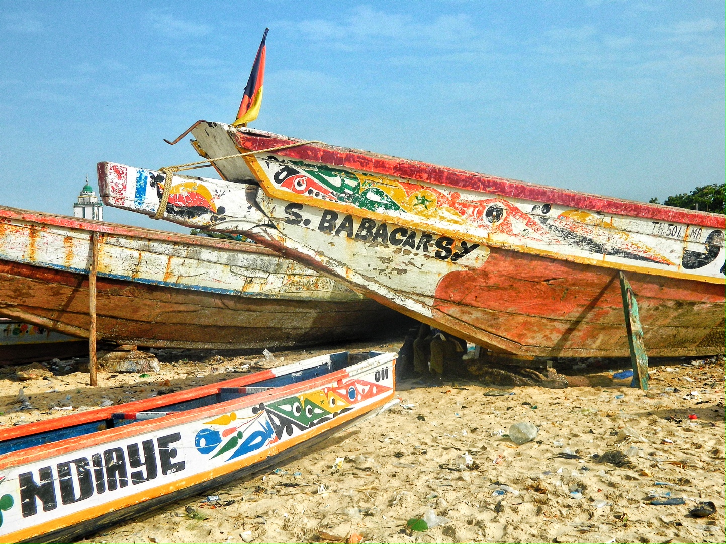 Fonds d'cran Voyages : Afrique Sngal Bateau du Sénégal