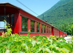  Various transports Feu le petit train de la mure ...et son parcours