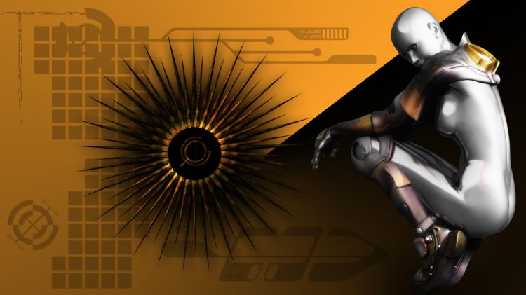 Wallpapers Fantasy and Science Fiction Cyborgs Woman cyborg