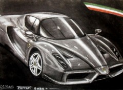  Art - Pencil Ferrari Enzo