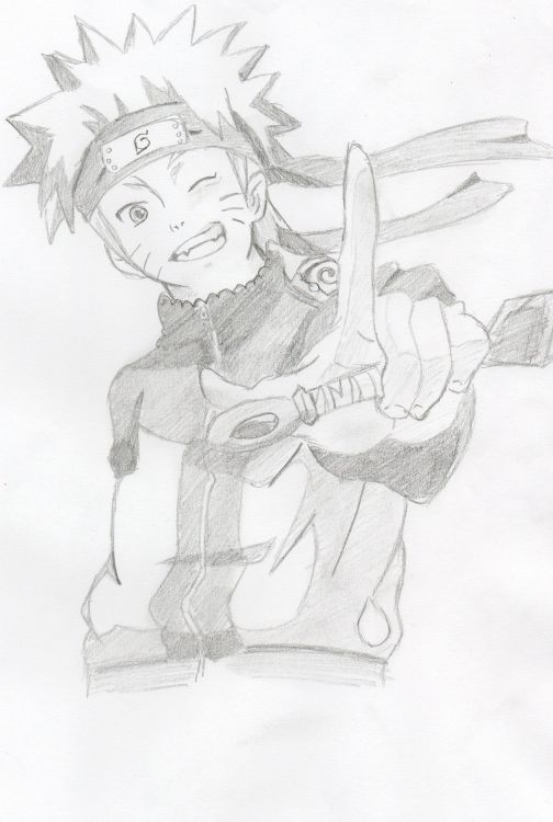 Wallpapers Art - Pencil Manga - Naruto Wallpaper N320060