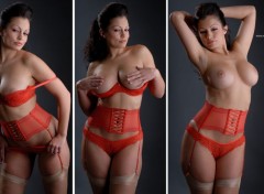 Fonds d'cran Charme Aria red lingerie