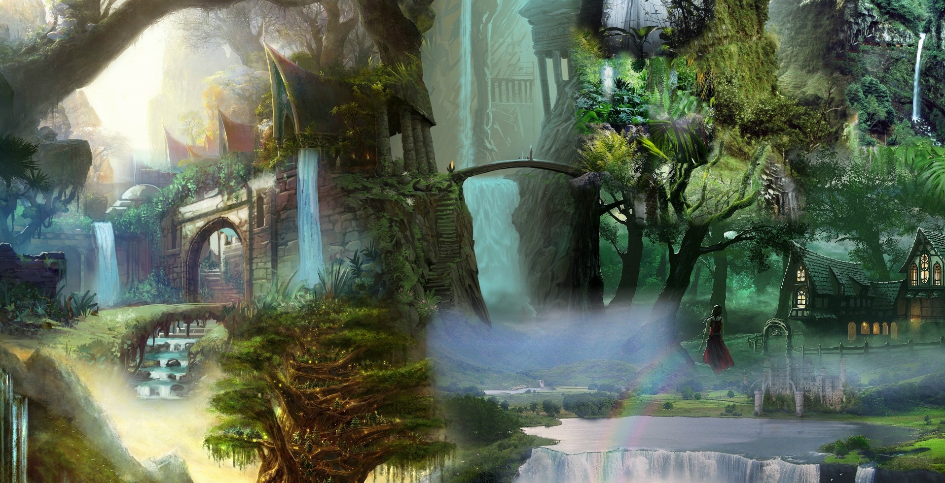 Fonds d'cran Fantasy et Science Fiction Paysages Fantasy 