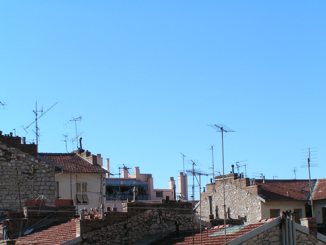 Fonds d'cran Constructions et architecture Toits - Murs - Cltures maison Niçoises