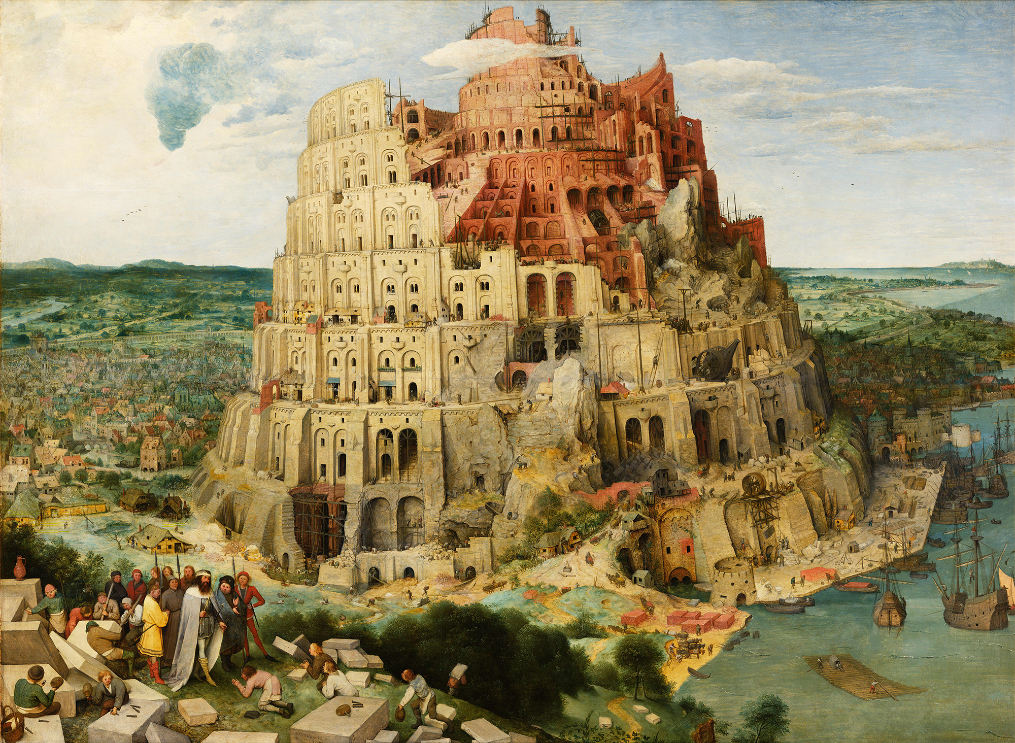 Wallpapers Art - Painting Historical Tour de Babel