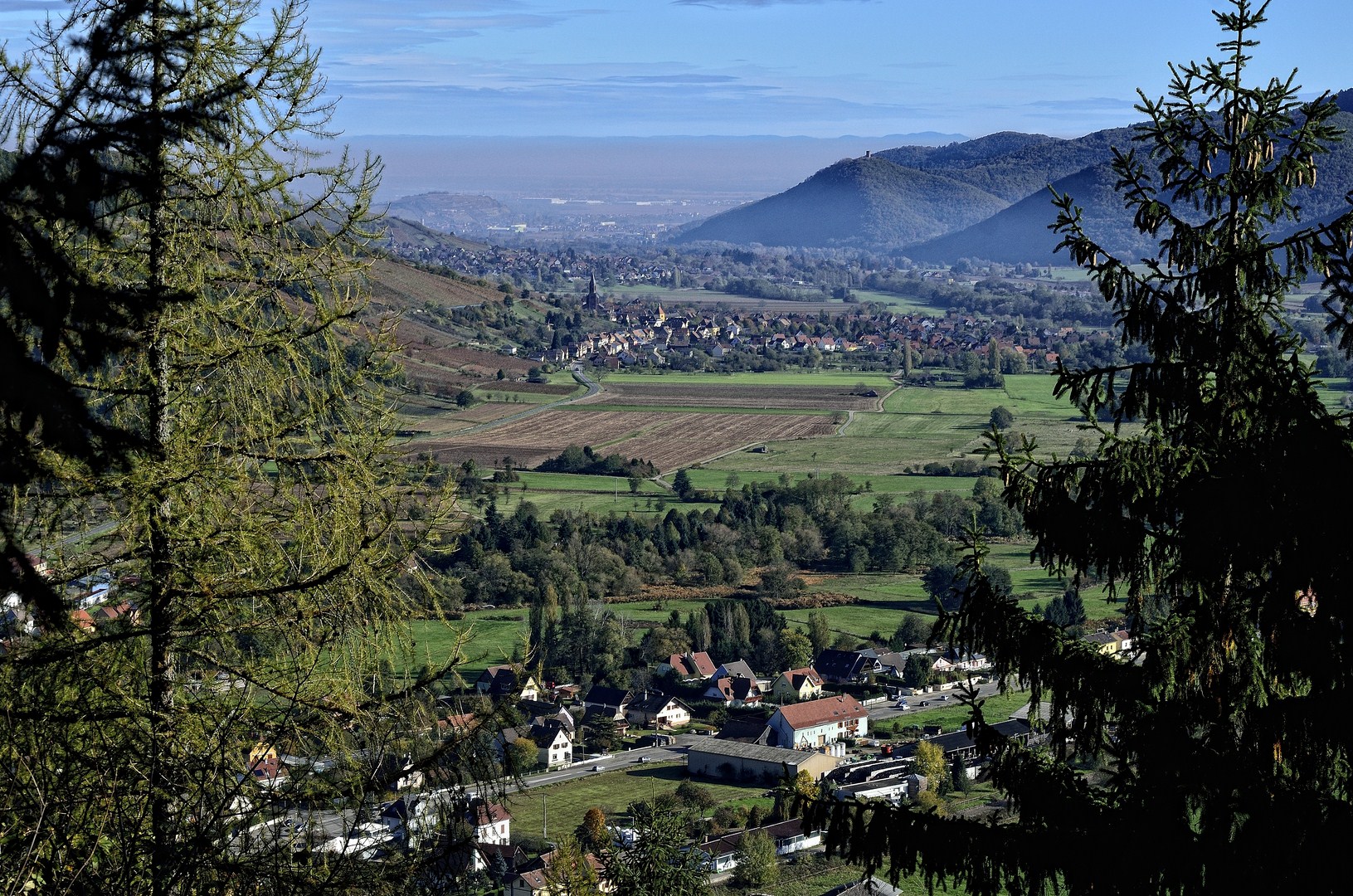 Fonds d'cran Nature Montagnes les Vosges en automne