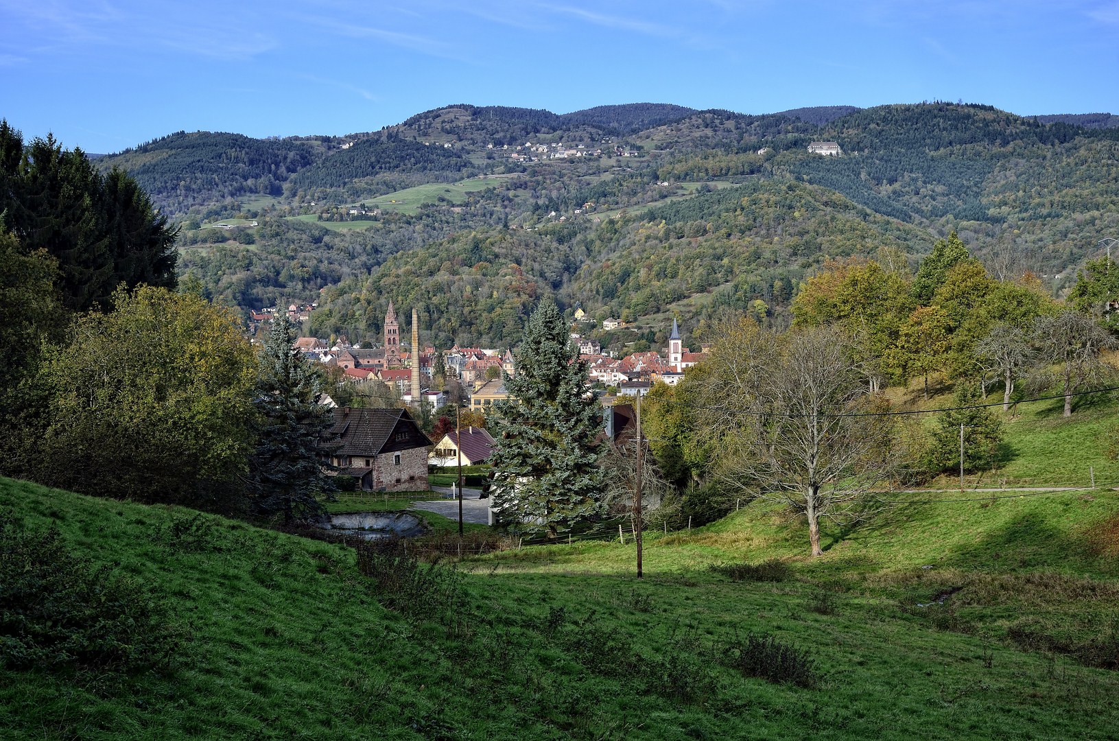 Fonds d'cran Nature Montagnes les Vosges en automne