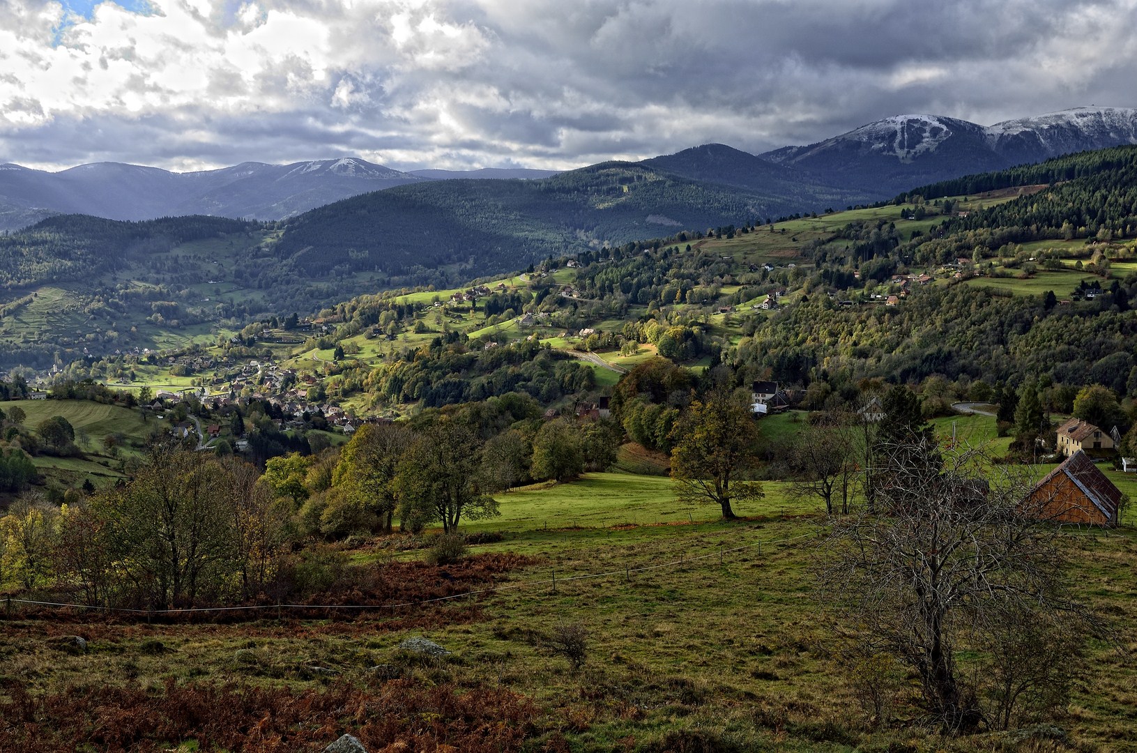 Wallpapers Nature Mountains les Vosges en automne