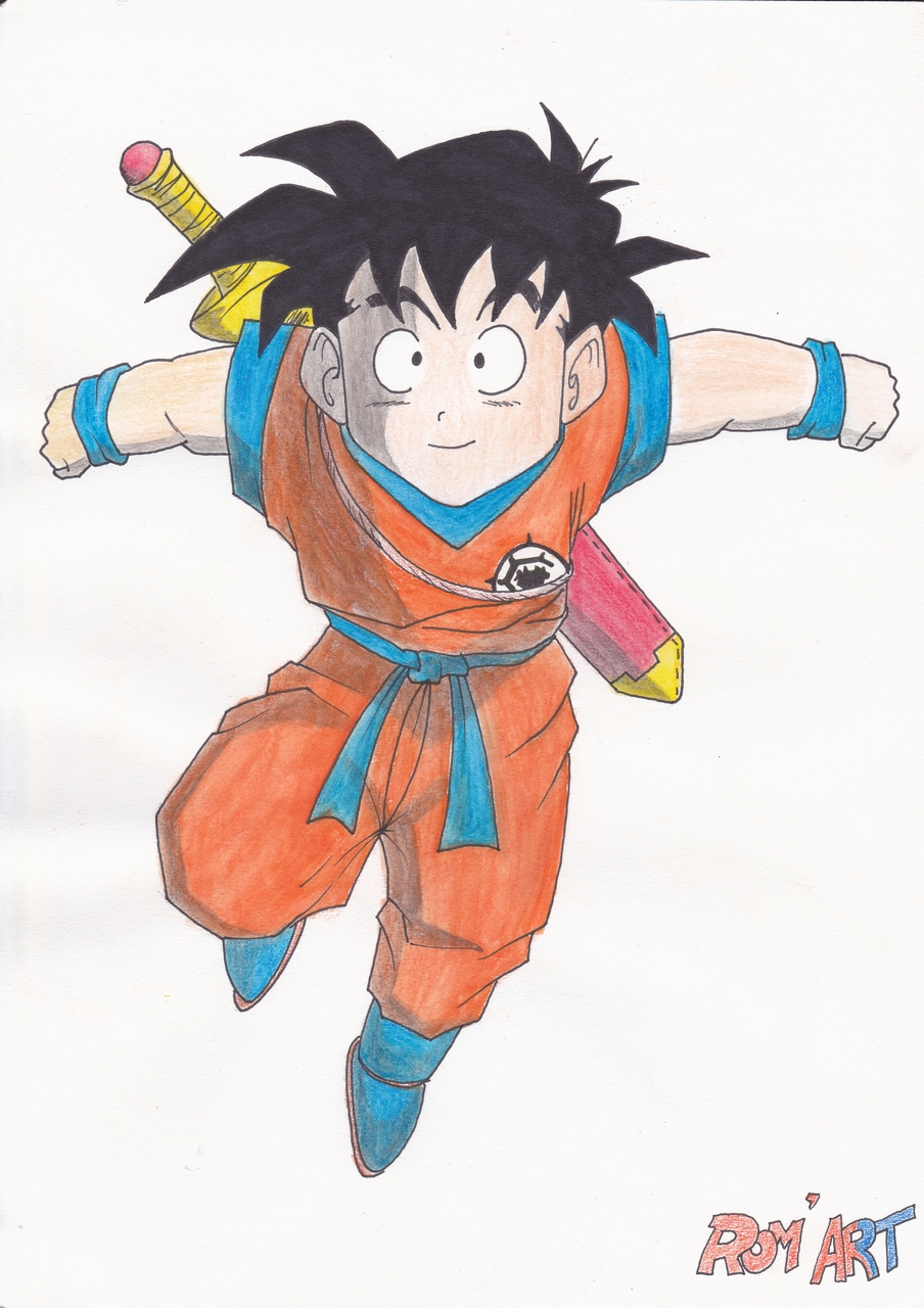 Fonds d'cran Art - Crayon Manga - Dragon Ball Z 